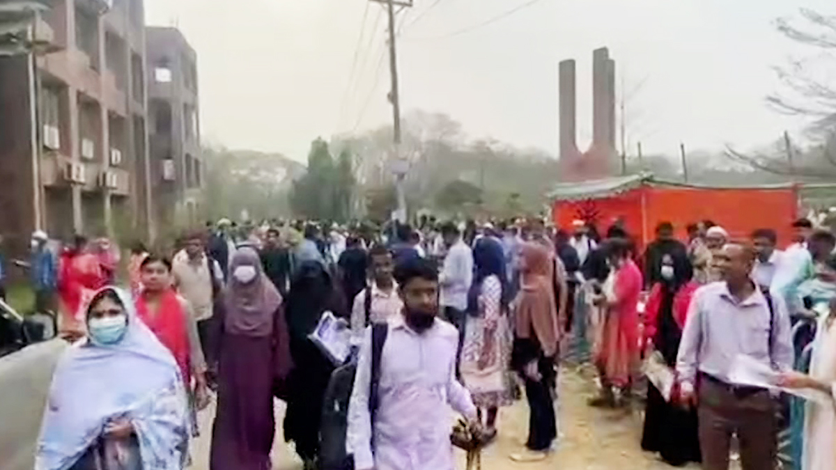 জাহাঙ্গীরনগর বিশ্ববিদ্যালয়ে ভর্তি পরীক্ষা শুরু