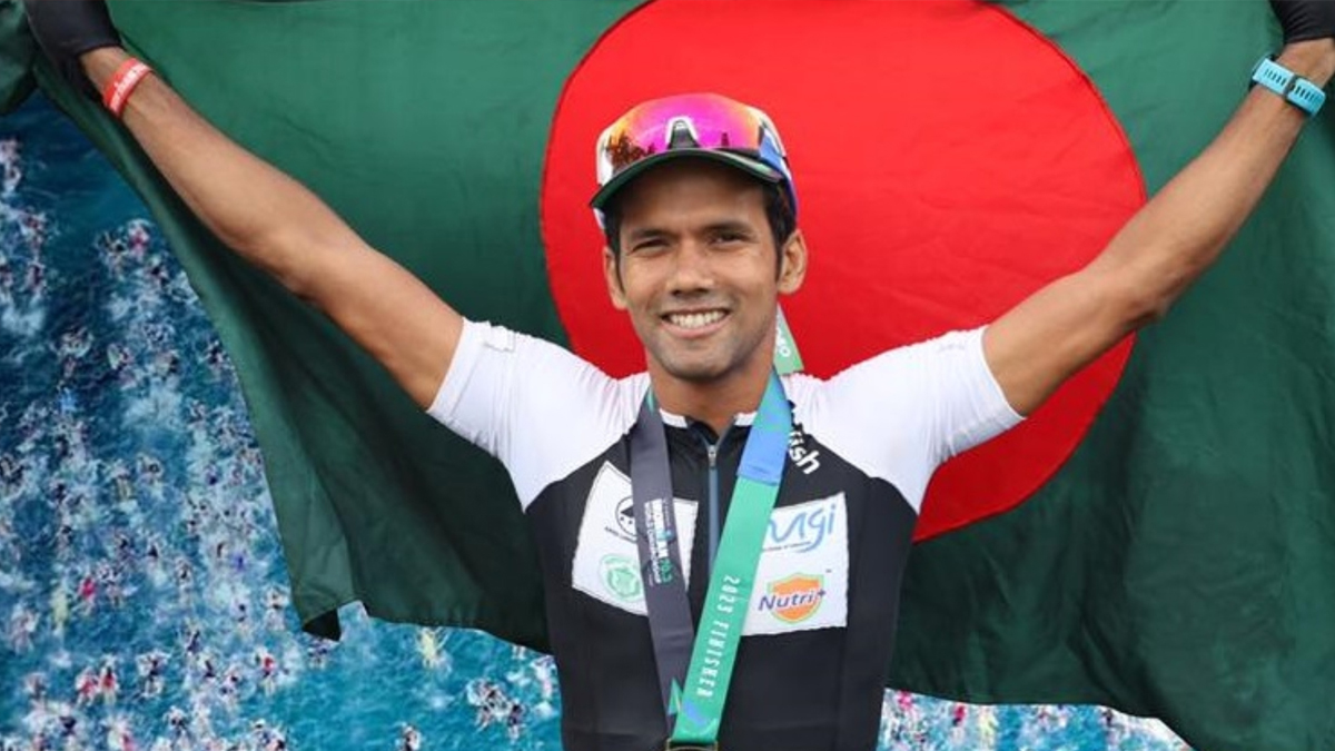 তৃতীয়বারের মতো আয়রনম্যান ৭০.৩ বিশ্বচ্যাম্পিয়নশিপে বাংলাদেশের আরাফাত