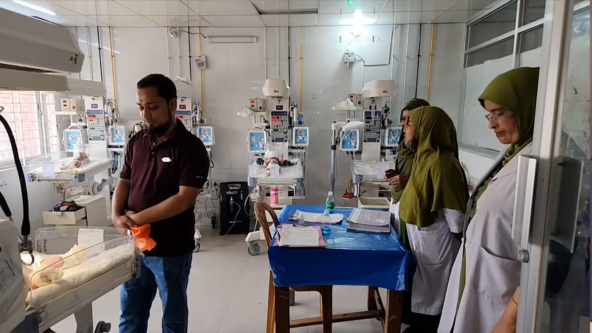 ব্রাহ্মণবাড়িয়ায় আবর্জনায় কুড়িয়ে পাওয়া সেই নবজাতকের মৃত্যু