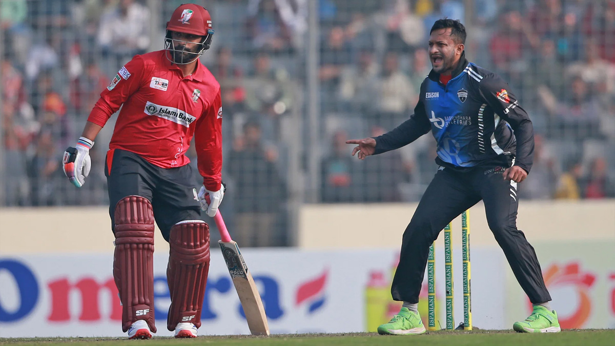 সাকিবের স্পিন বিষে নীল তামিম