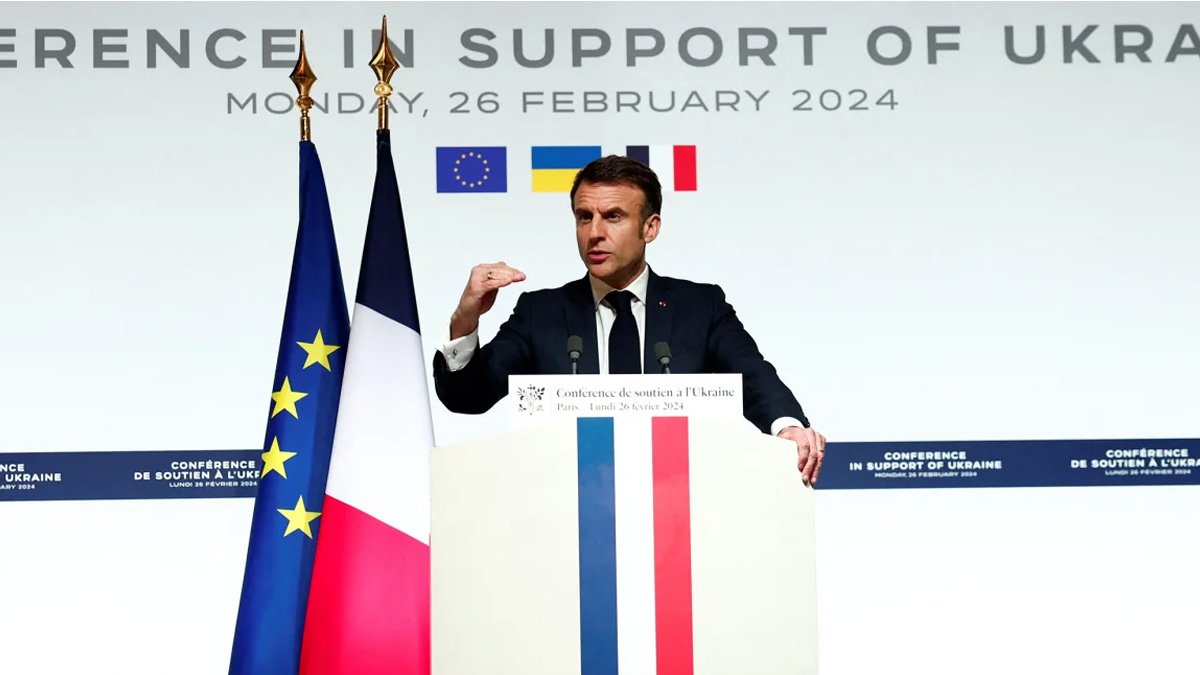 কিয়েভে সেনা পাঠানোর ইঙ্গিতে ফ্রান্স-রাশিয়া উত্তেজনা