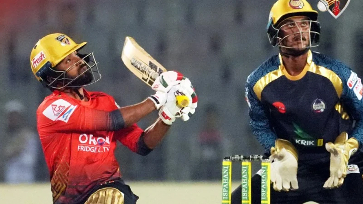 আসরের প্রথম সেঞ্চুরি হৃদয়ের, ঢাকাকে হারিয়ে টেবিলের দুইয়ে কুমিল্লা