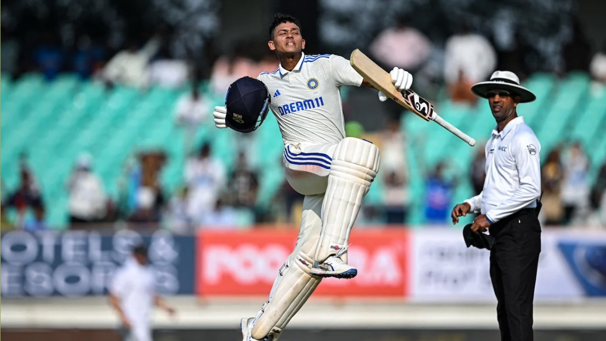 জয়সওয়ালের সেঞ্চুরিতে চালকের আসনে ভারত