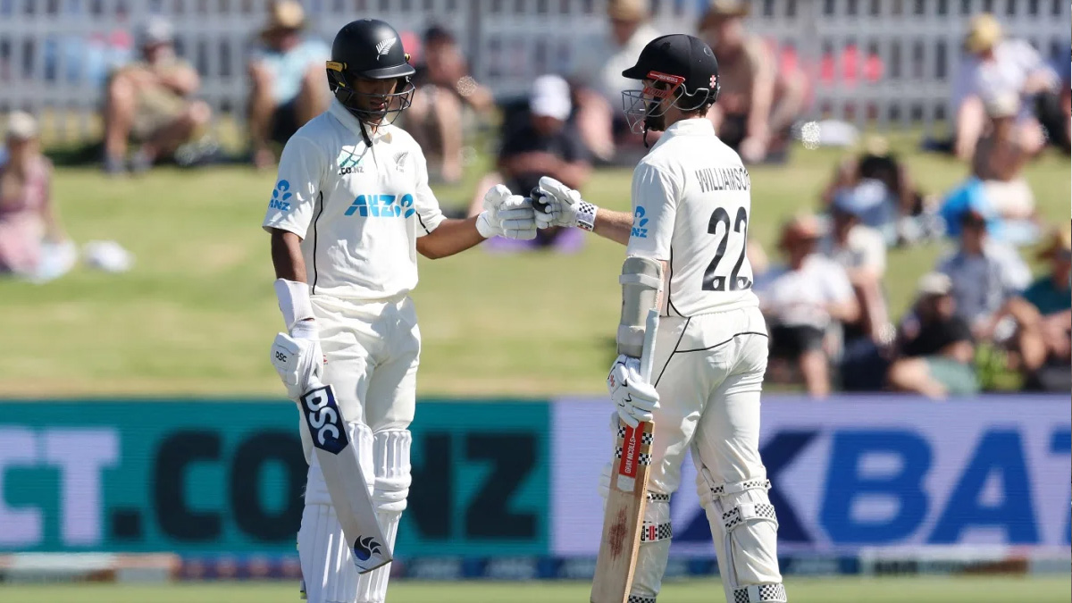 উইলিয়ামসন-রাচিনের জোড়া সেঞ্চুরিতে প্রথম দিনেই চালকের আসনে নিউজিল্যান্ড