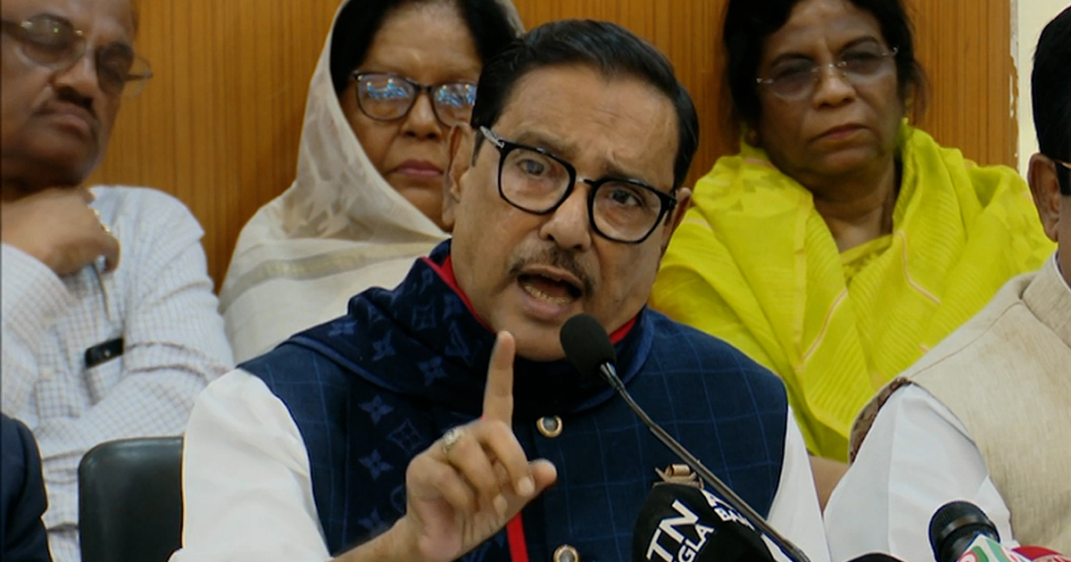 বিএনপির রাজনীতি বেপরোয়া গাড়ির চালকের মতো: কাদের