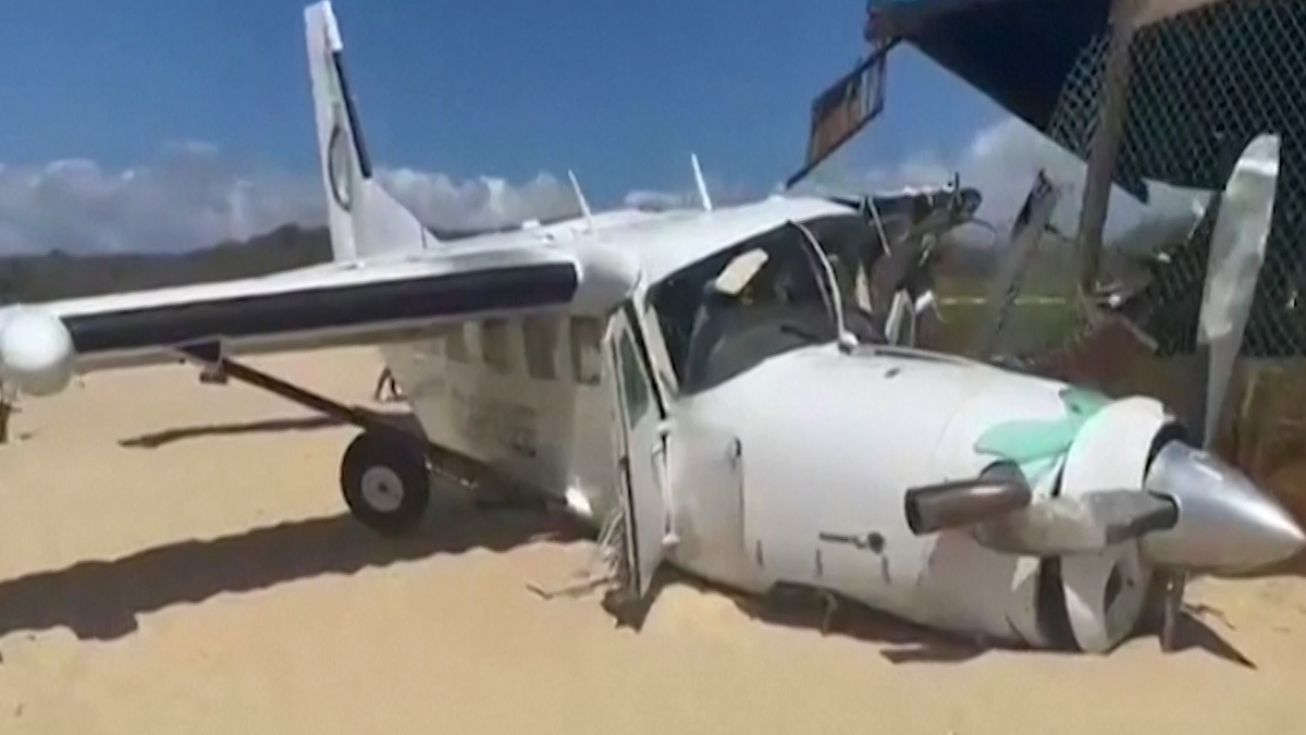 মেক্সিকোর বিচে আছড়ে পড়লো বিমান, নিহত ১