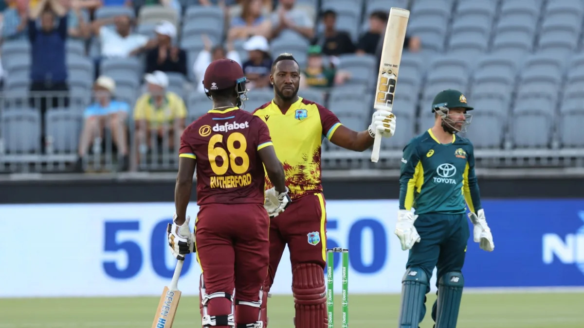 রাসেল-রাদারফোর্ডের ঝড়ে হোয়াইটওয়াশ এড়ালো উইন্ডিজ