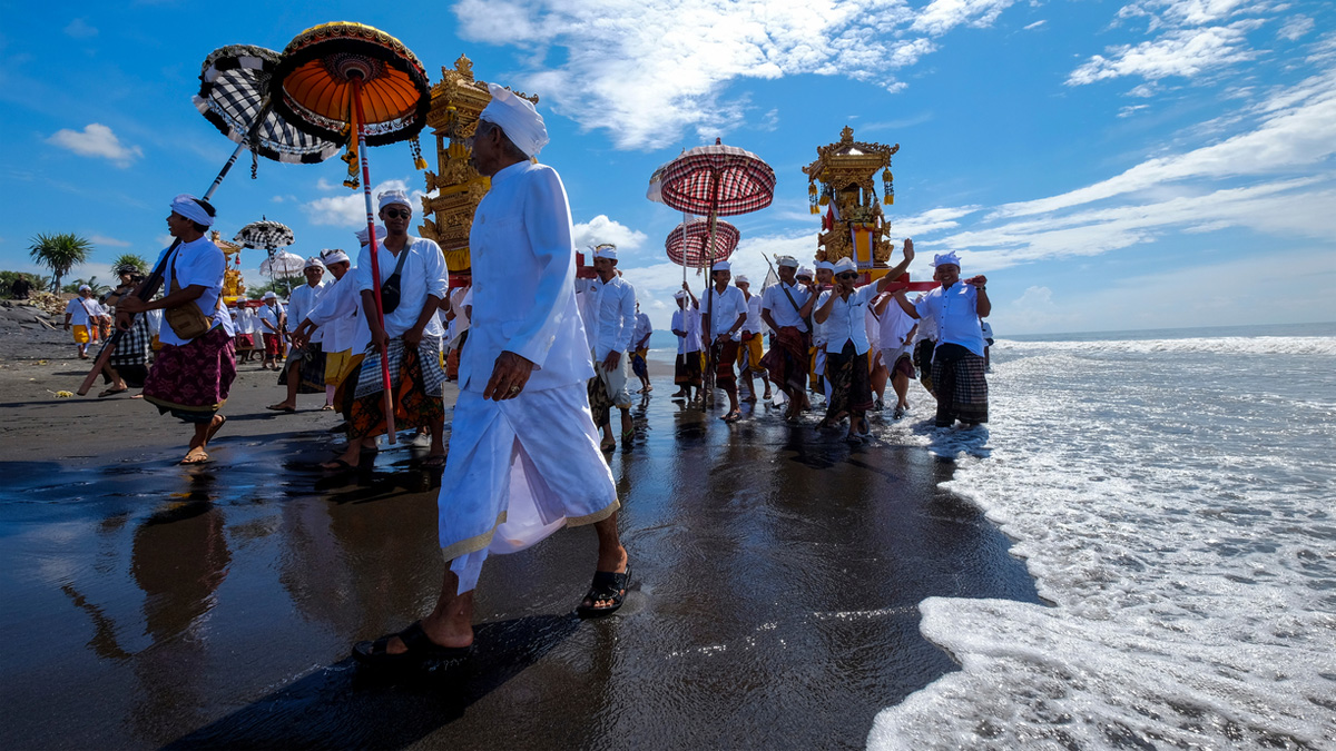 ইন্দোনেশিয়ার বালি’তে আজ সারাদিন থাকবে নীরবতা