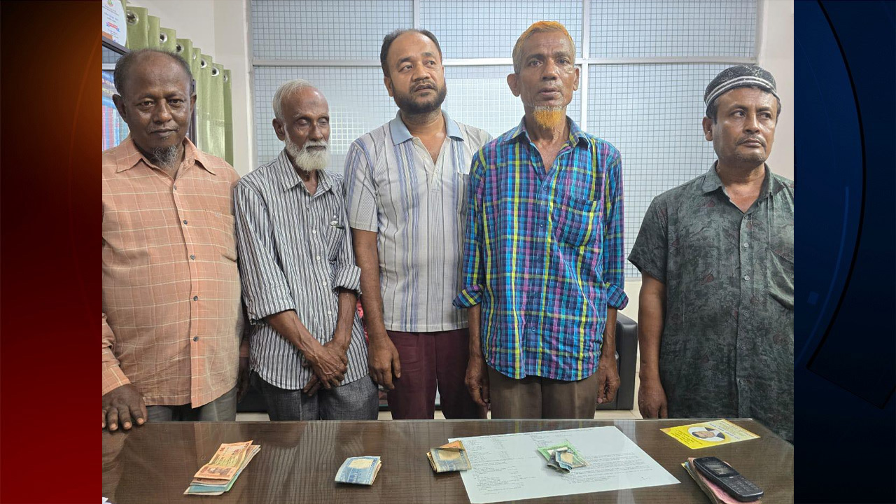 যমুনা টিভিতে সংবাদ প্রচারের পর গুলিস্তানে ৫ চাঁদাবাজ গ্রেফতার