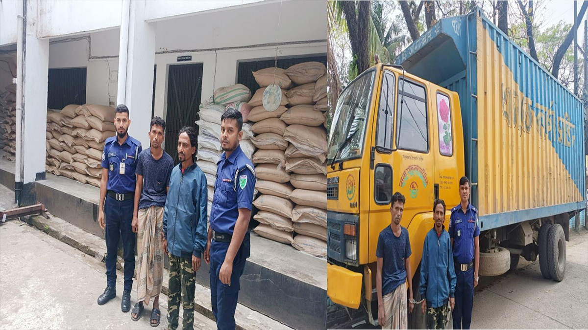 ৩০০ বস্তা ভারতীয় চিনি জব্দ, আটক ২