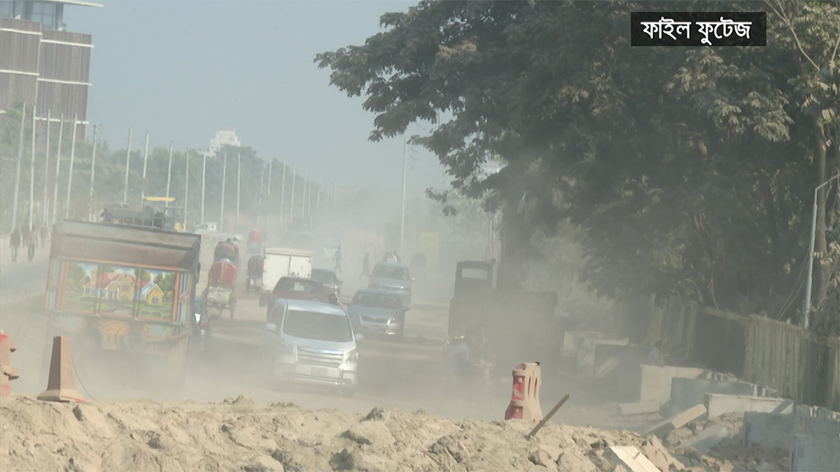 বৃষ্টি হলেও কমেনি বায়ুদূষণ, ঢাকা আজ প্রথম