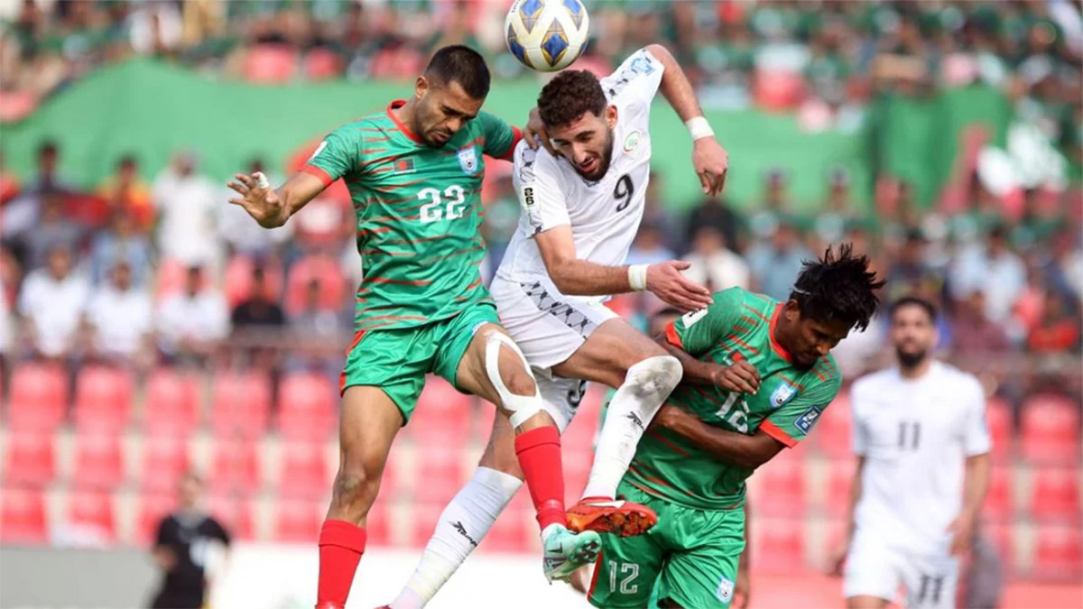 শেষ মুহূর্তের গোলে হার বাংলাদেশের