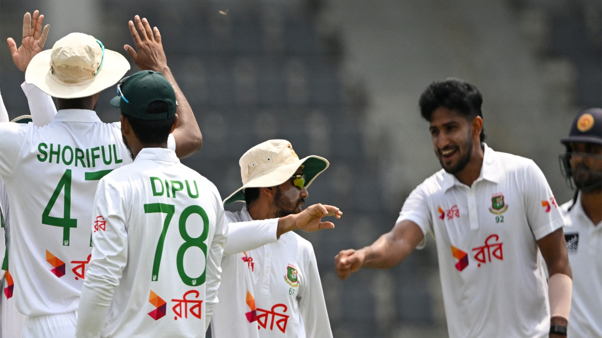 খালেদের বীরত্বে প্রথম সেশনটা নিজেদের করে নিলো বাংলাদেশ