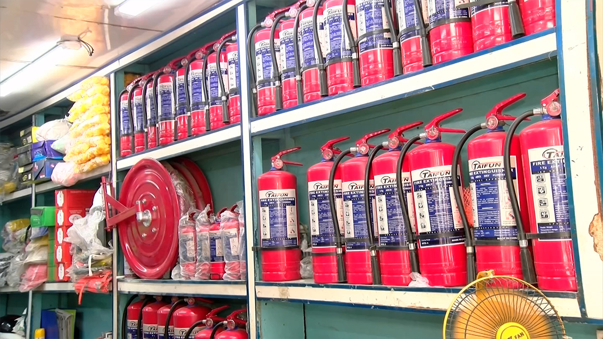 চাহিদা বেড়েছে অগ্নিনির্বাপণ সামগ্রীর