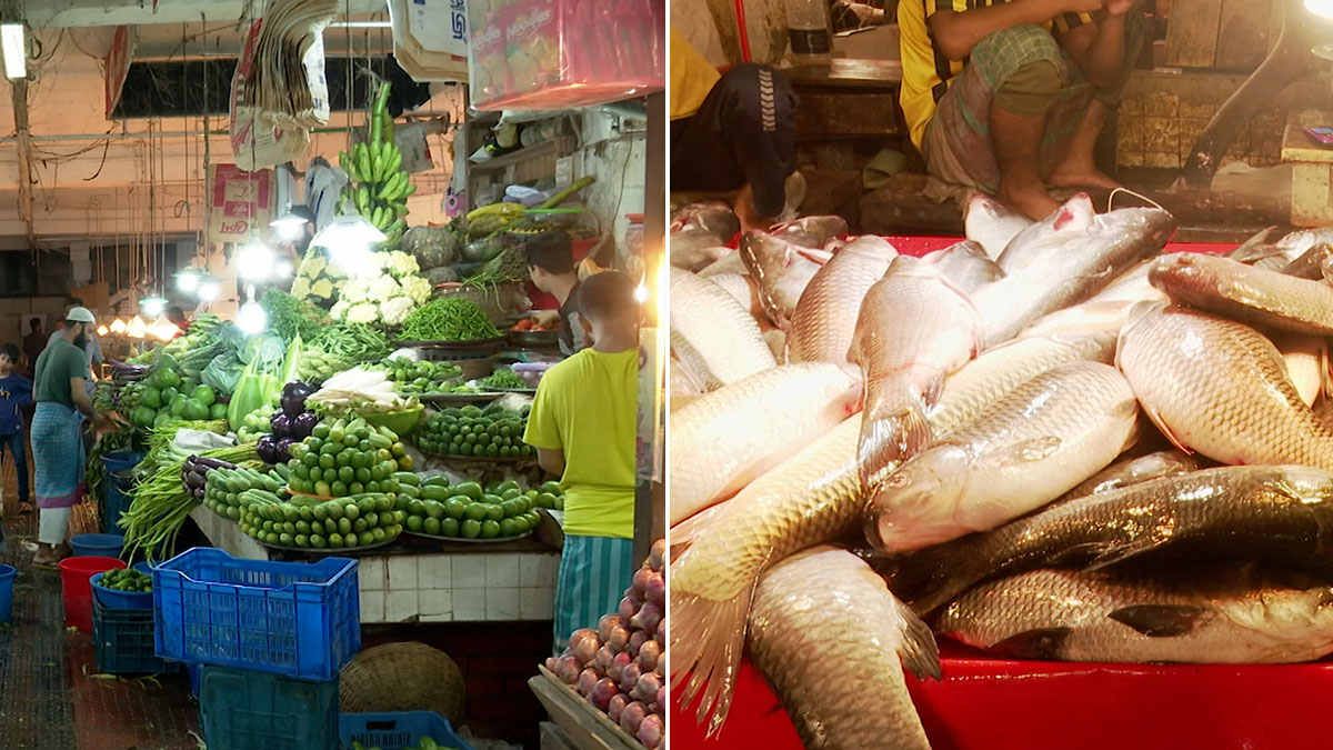 নদীর মাছের দর বেড়েছে, কিছুটা তেজ কমেছে সবজির