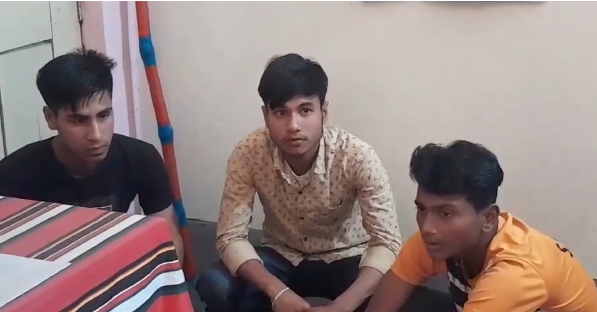 গাইবান্ধার ধাপেরহাট ইউপি নির্বাচনে জাল ভোট দিয়ে গিয়ে ৩ যুবক আটক