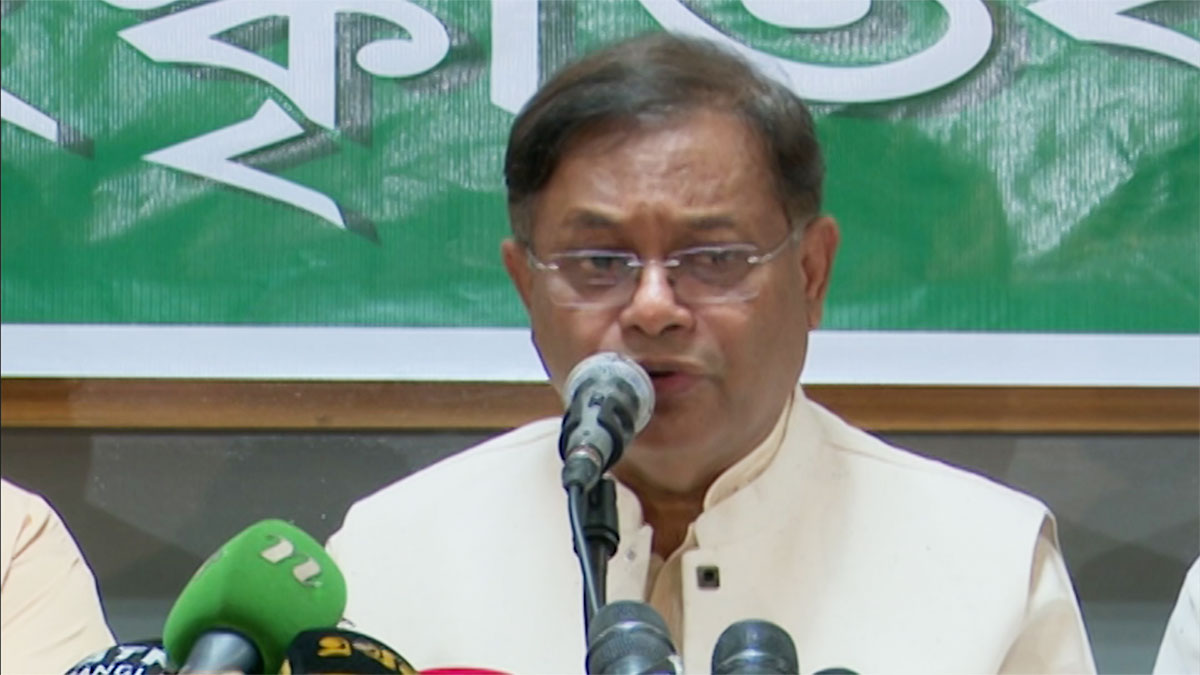 চোর-ডাকাতদেরকেই বিএনপি নিজেদের কর্মী মনে করে: হাছান মাহমুদ