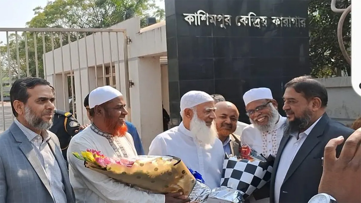 মুক্তি পেলেন জামায়াতের আমির