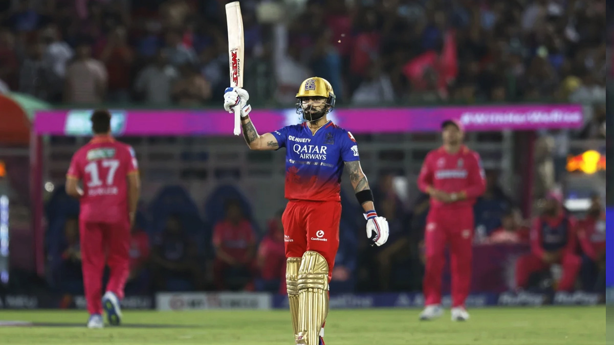 কোহলির সেঞ্চুরিতে রাজস্থানের বিপক্ষে লড়াকু সংগ্রহ বেঙ্গালুরুর