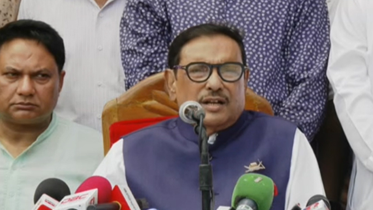 ফখরুল নিয়মিত একই গীত গেয়ে চলেছেন: কাদের