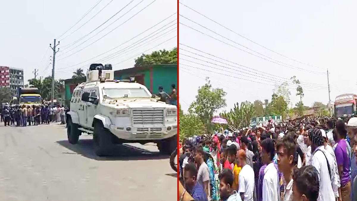 দুই ভাইকে পিটিয়ে হত্যার প্রতিবাদে ফরিদপুরে সড়ক অবরোধ: টিয়ারশেল-ফাঁকা গুলি বর্ষণ