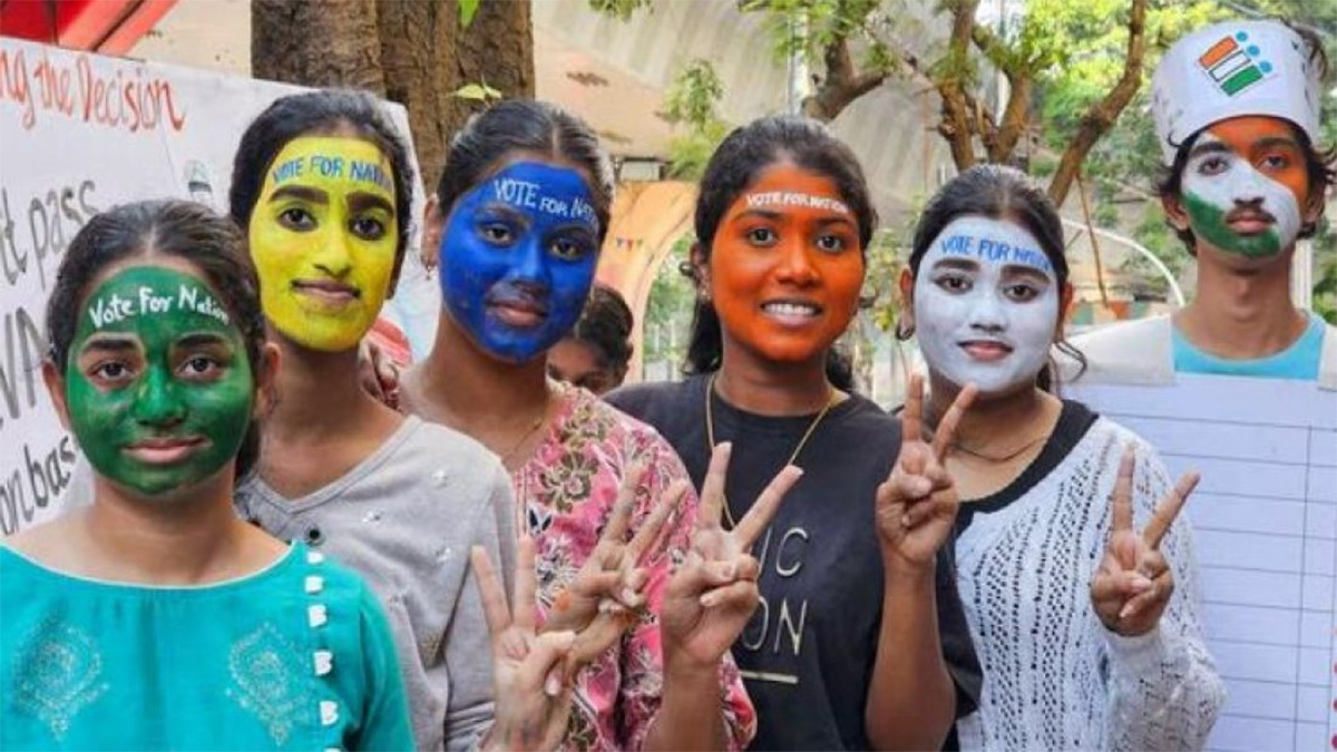 ভারতে চলছে দ্বিতীয় ধাপের ভোটগ্রহণ