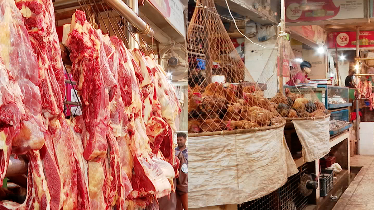 ইচ্ছেমতো মুরগি-গরুর মাংসের দাম হাঁকছেন ব্যবসায়ীরা
