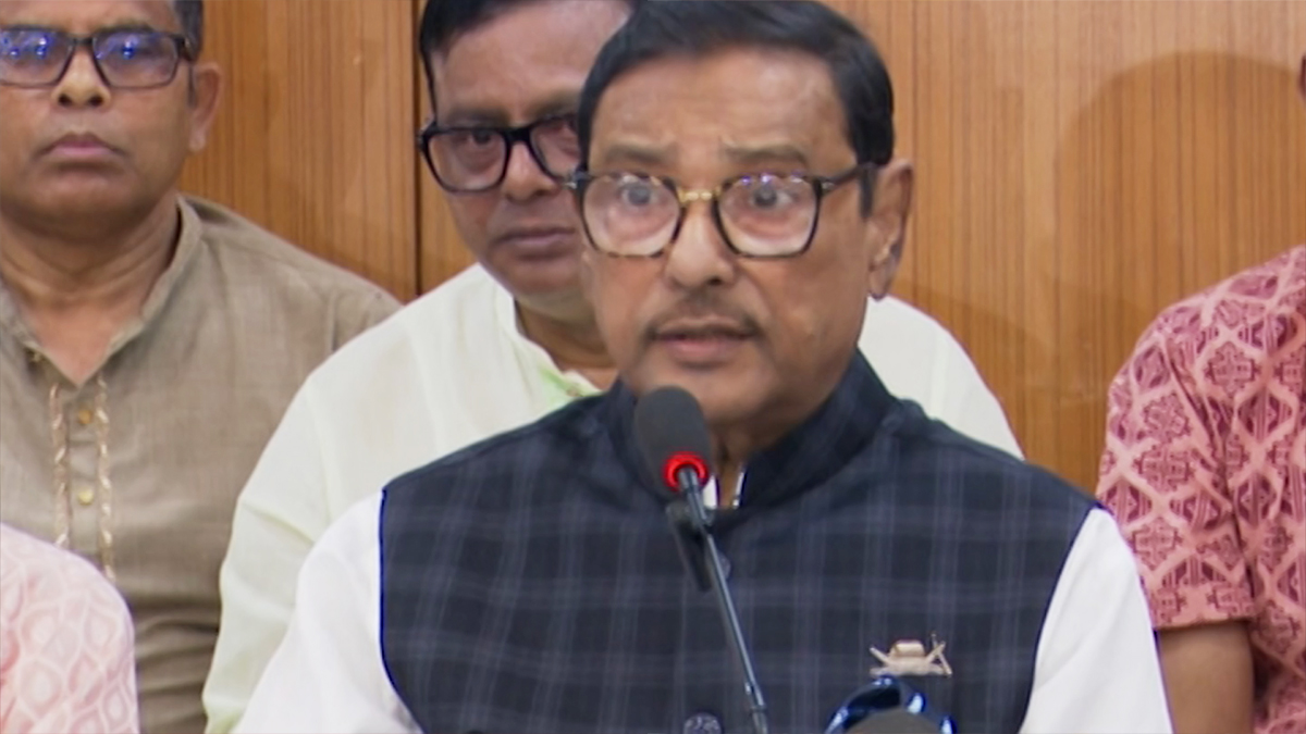 নির্বাচিত সরকারকে হটানোর চক্রান্ত চলছে: ওবায়দুল কাদের