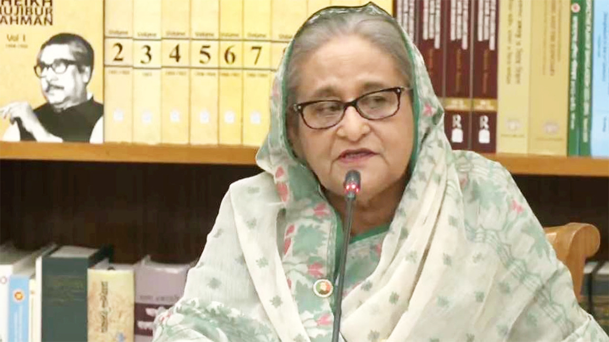 বিএনপির মাথামুণ্ডু নাই, শুধু অনলাইনে নির্দেশ দেয়: প্রধানমন্ত্রী