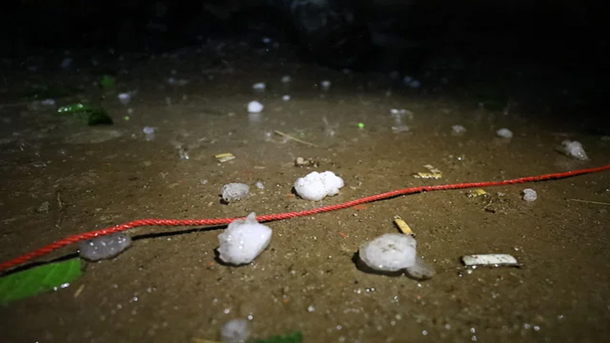 এমন শিলাবৃষ্টি আগে দেখেনি সিলেটবাসী!