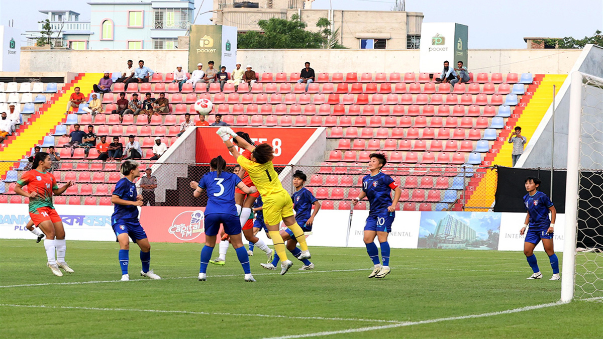 চাইনিজ তাইপের কাছে ৪-০ গোলে হারলো বাংলাদেশের নারীরা