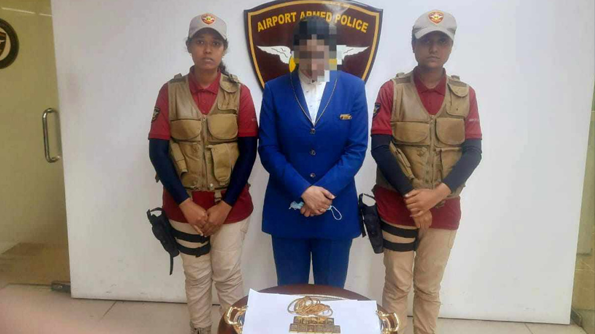 প্রায় দুই কেজি স্বর্ণসহ সৌদি এয়ারলাইনস’র ক্রু আটক