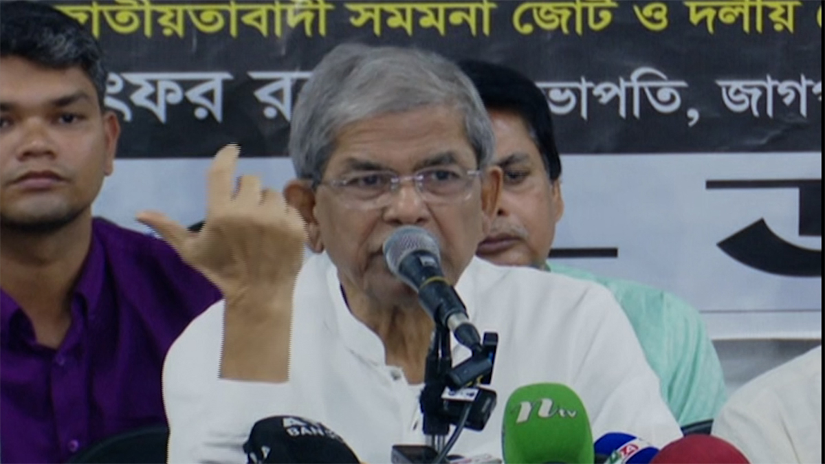 সাবেক সেনাপ্রধানের ওপর নিষেধাজ্ঞায় খুশির কিছু নেই: ফখরুল