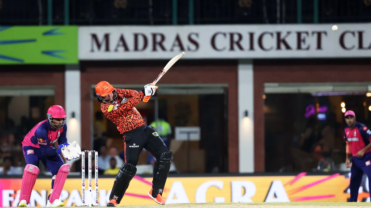 ক্লাসেনের ফিফটিতে রাজস্থানের বিপক্ষে লড়াকু সংগ্রহ হায়দরাবাদের