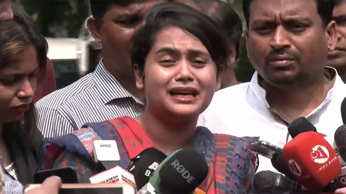 বাবার খুনিদের ফাঁসি চাই: এমপি আনারের মেয়ে