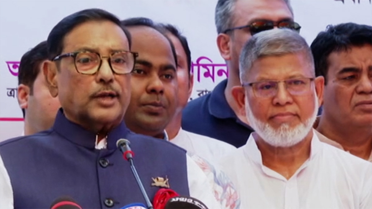 শেখ হাসিনার স্বদেশ প্রত্যাবর্তন হচ্ছে দেশের গণতন্ত্রের প্রত্যাবর্তন: ওবায়দুল কাদের