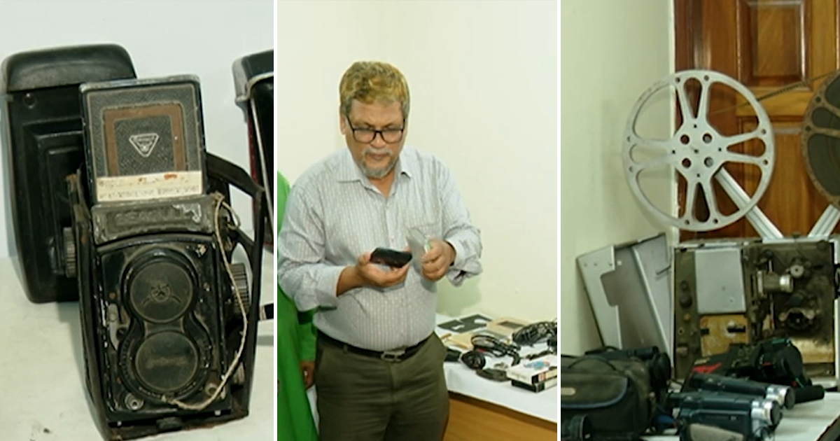 লুৎফুর রহিমের সংগ্রহশালায় বিভিন্ন প্রজন্মের দুই শতাধিক দুর্লভ ক্যামেরা