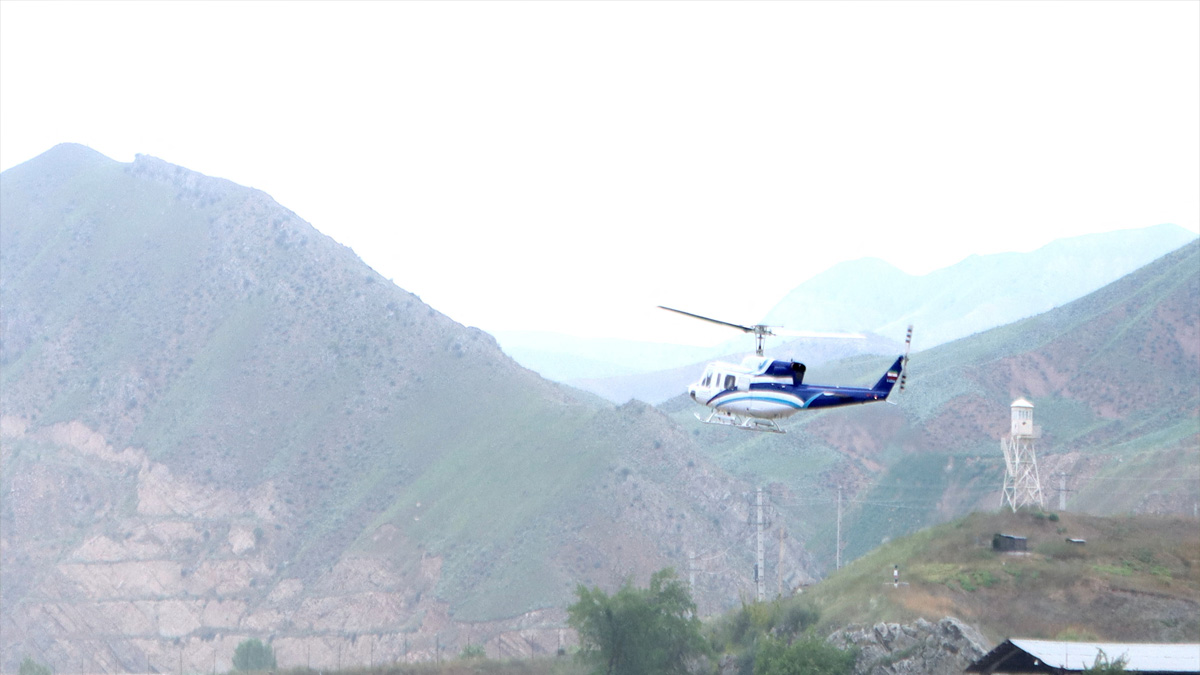 ইরানের প্রেসিডেন্টকে বহনকারী হেলিকপ্টারটির সন্ধান পাওয়া গেছে