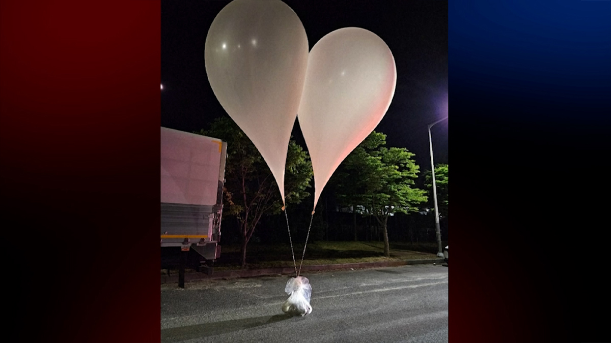 কিমের দেশ থেকে দক্ষিণ কোরিয়ায় মলমূত্র ভর্তি বেলুন ফেলার অভিযোগ