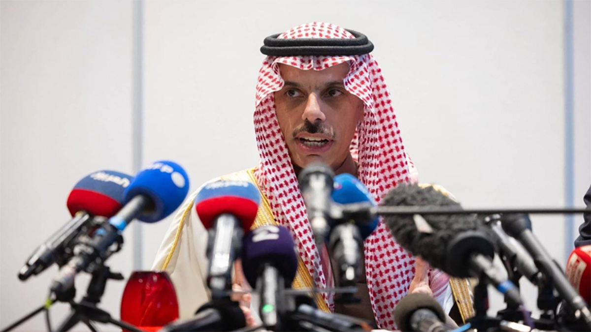 ইসরায়েল-হামাস সংঘাত বন্ধে ‘দ্বি-রাষ্ট্র’ সমাধানের তাগিদ সৌদির