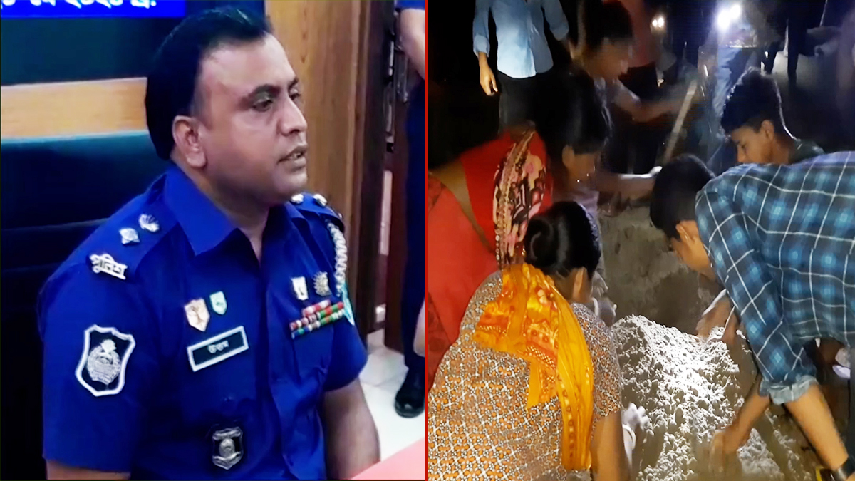 ঠাকুরগাঁওয়ে মাটি খুঁড়ে স্বর্ণ পাওয়ার বিষয়টি সম্পূর্ণ গুজব: পুলিশ