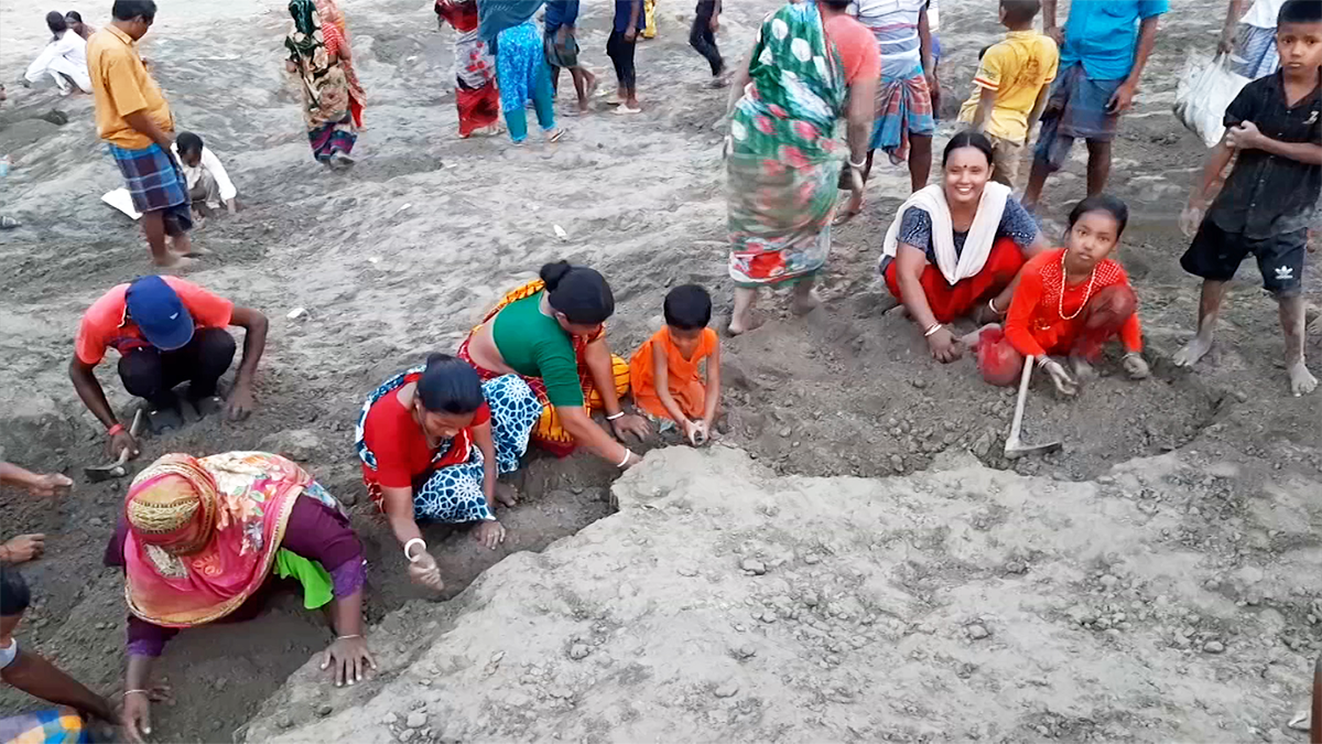 ঠাকুরগাঁওয়ে ইটভাটার মাটির স্তুপে স্বর্ণ! দিনরাত চলছে খনন
