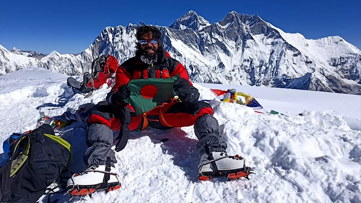 এভারেস্টের পর লোৎসে জয় করলেন বাবর আলী