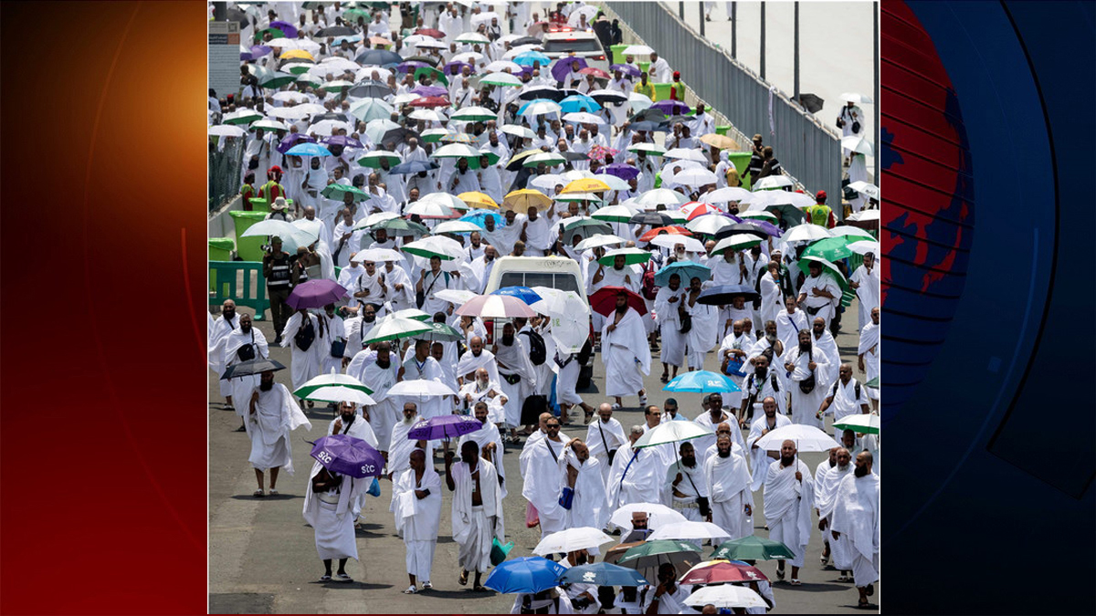 মিনা থেকে আরাফাতে জড়ো হচ্ছেন ২০ লাখ হজযাত্রী