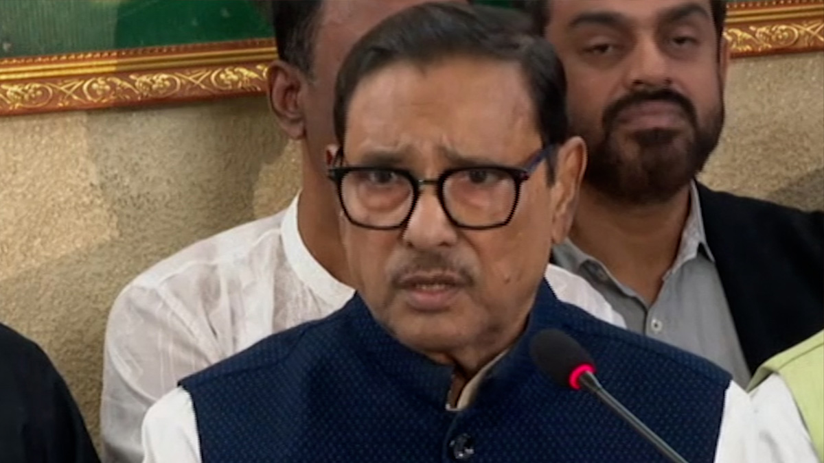 খালেদা জিয়ার অসুস্থতা নিয়ে বিএনপি রাজনীতি করছে: ওবায়দুল কাদের