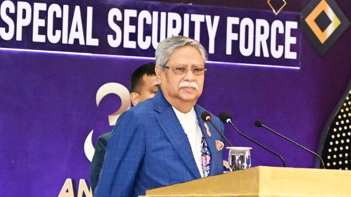 এসএসএফ সদস্যদের পেশাগত দক্ষতা বাড়ানোর আহ্বান রাষ্ট্রপতির