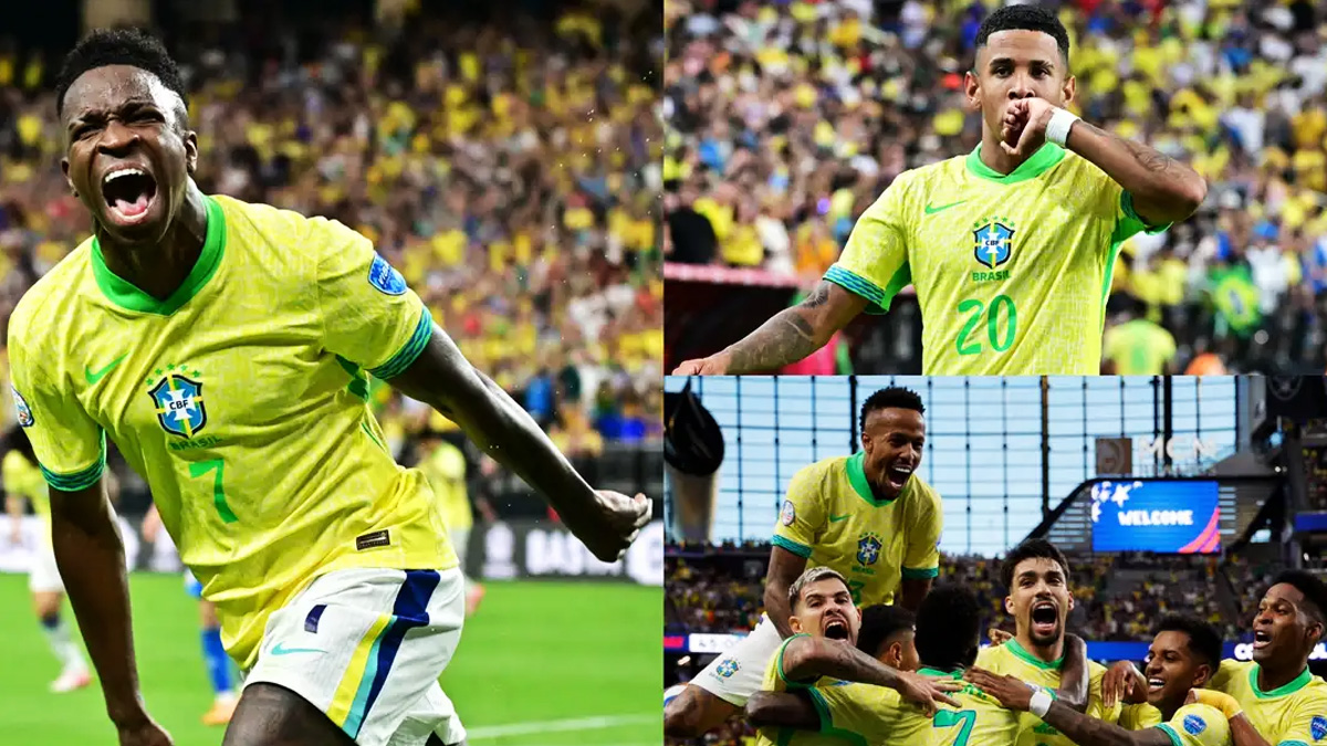 ‘ভয়ঙ্কর’ ব্রাজিলের কাছে বিধ্বস্ত প্যারাগুয়ে, ভিনির জোড়া গোল