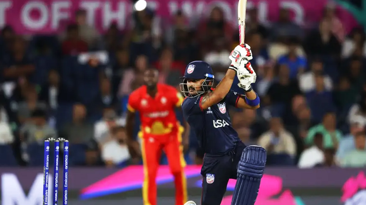 উদ্বোধনী ম্যাচে কানাডার দেয়া ১৯৫ রানের লক্ষ্যে ব্যাট করছে যুক্তরাষ্ট্র