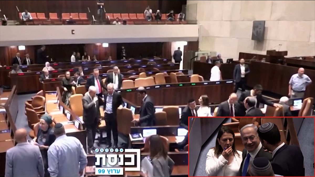 ইসরায়েল পার্লামেন্টের ভোটযুদ্ধ গড়ালো বাক-বিতণ্ডায়