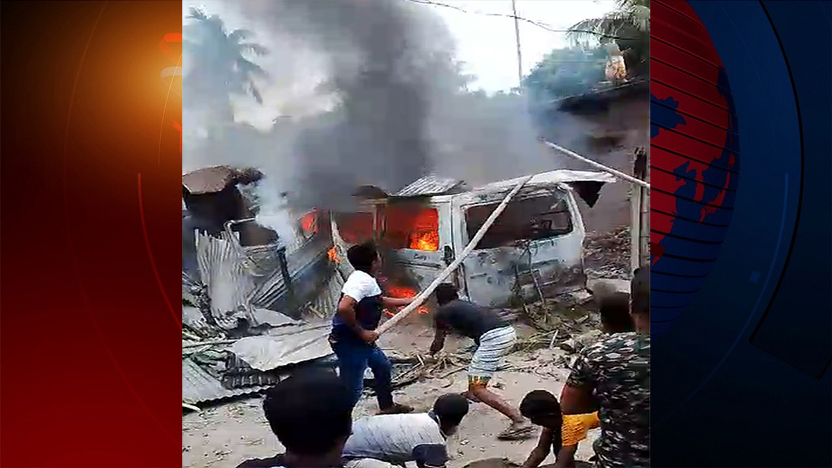 পাবনায় গ্যাস সিলিন্ডার বিস্ফোরণে আহত ১